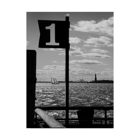 Chris Bliss 'Ny Harbor 1' Canvas Art,35x47